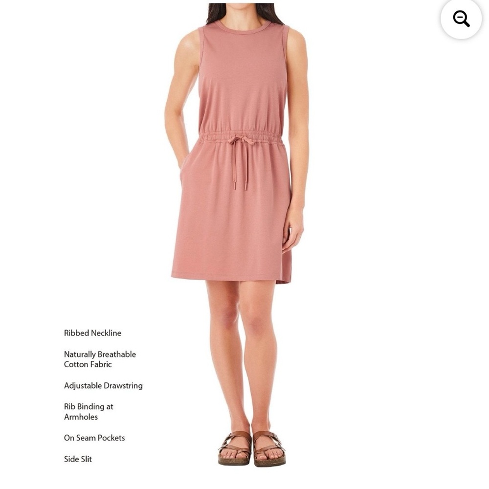 Women's Sleeveless Pink Dress